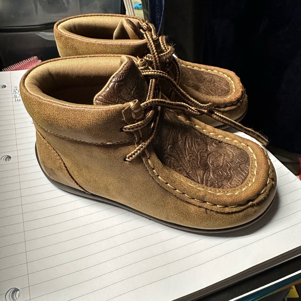 Twister Brown Moccasin Shoes with Suede Leather and Crepe Sole